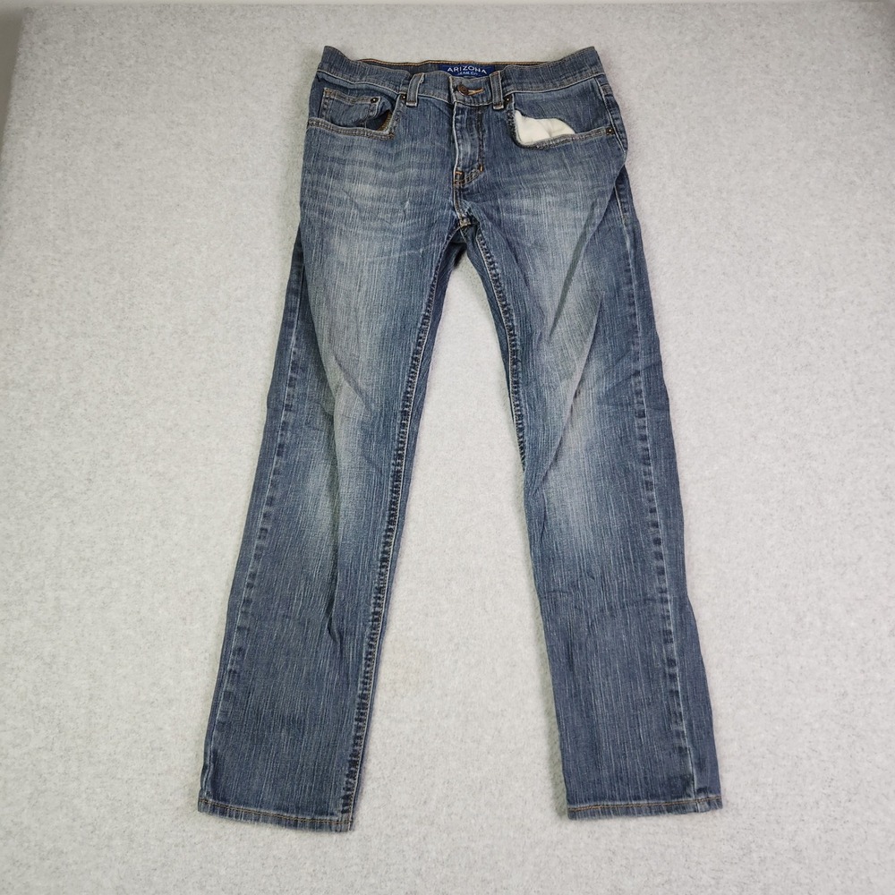 Arizona Jeans Womens 29x29 Blue Denim Medium Wash Stretch Streetwear Flex Skinny